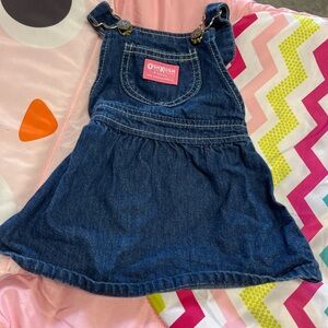OshKosh B'gosh Dark Blue Denim Kids Overalls